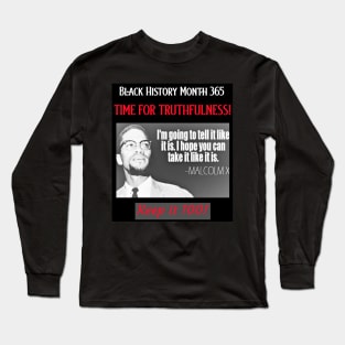 Malcolm X Long Sleeve T-Shirt